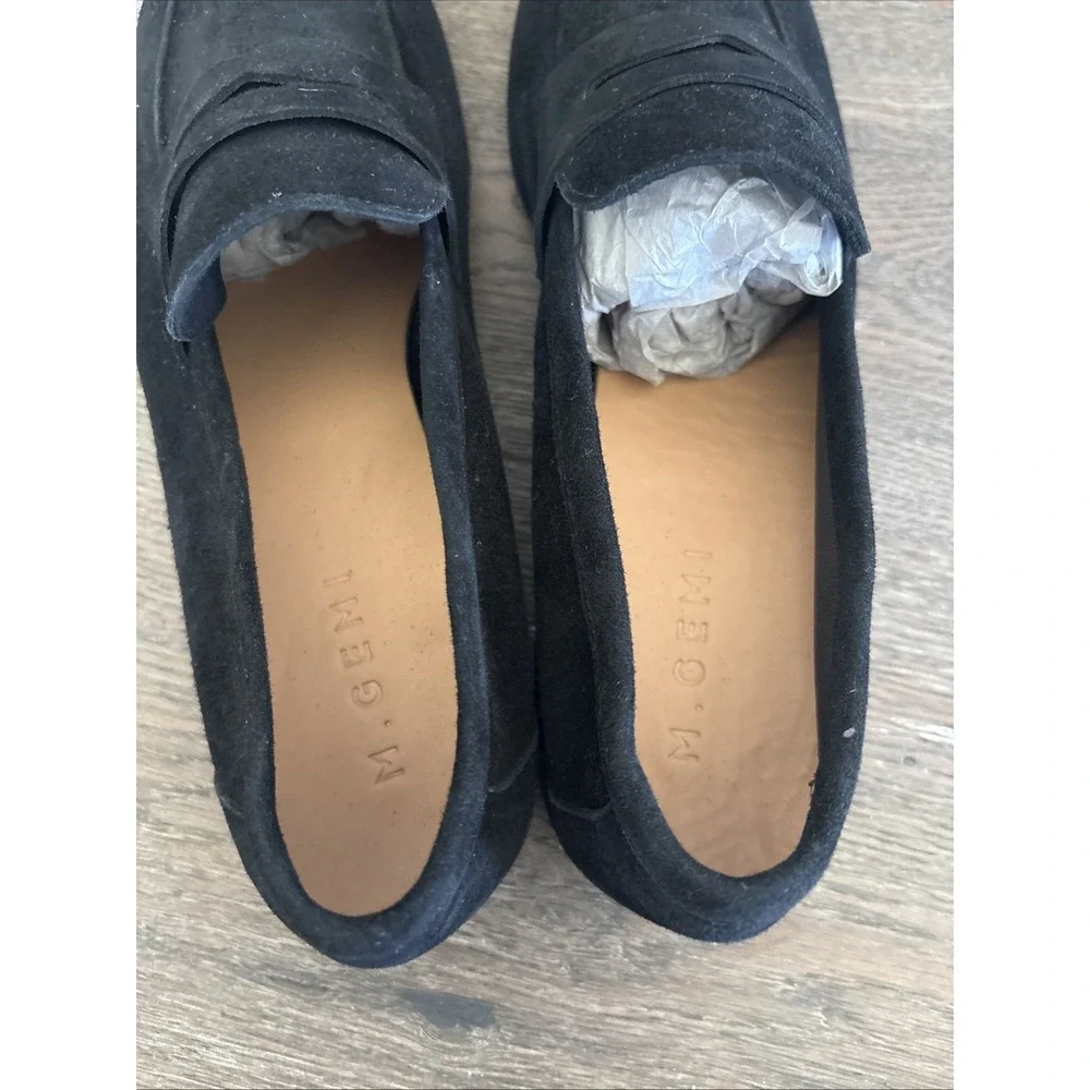 The Sacca Donna Black Men's Dress Shoes Size 45 Suede
